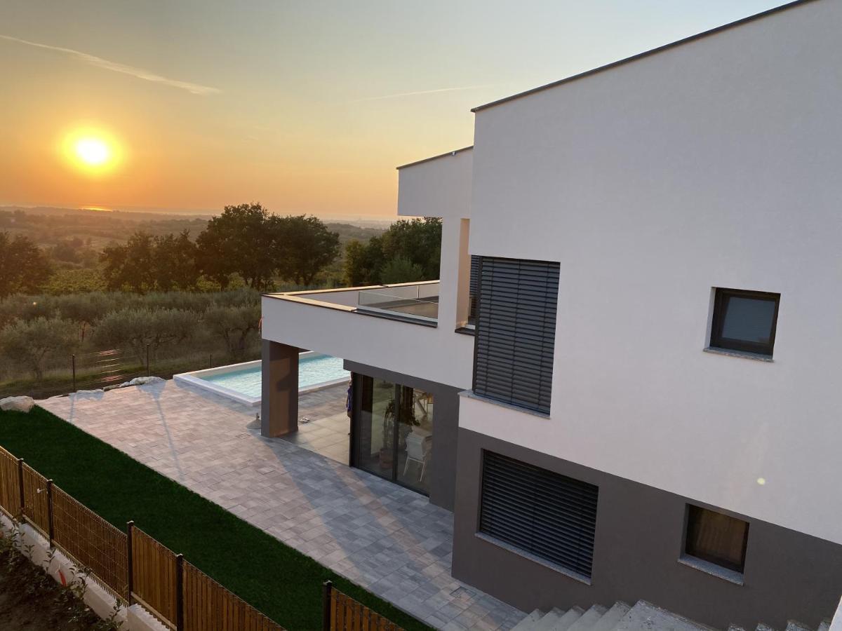 Villa Boiky - Private Pool And Amazing Sea View, Istria Materada Kültér fotó