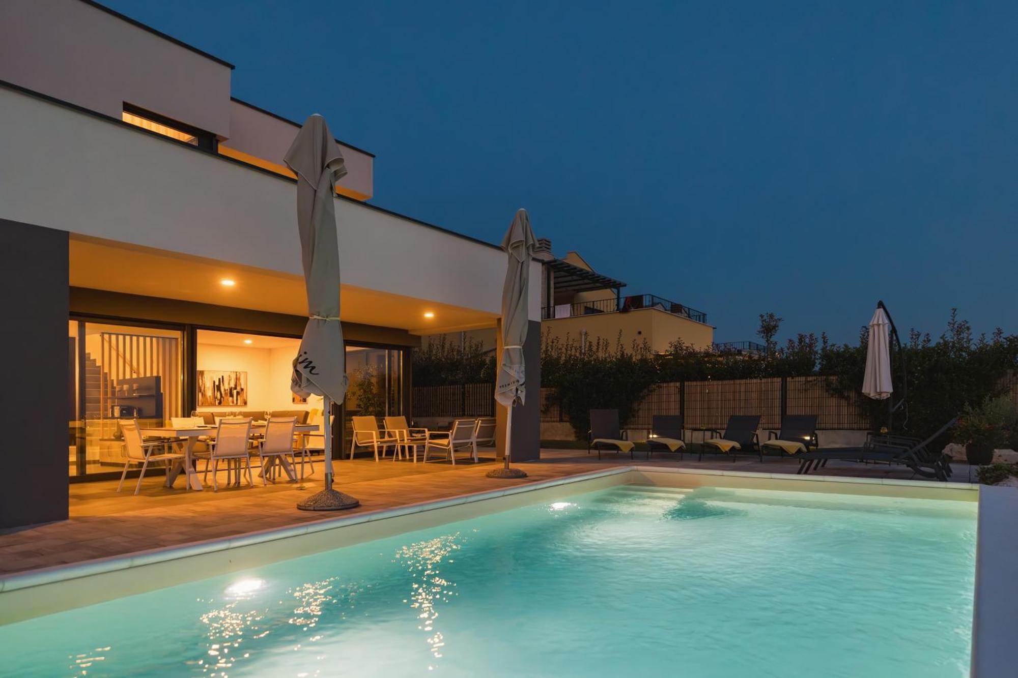 Villa Boiky - Private Pool And Amazing Sea View, Istria Materada Kültér fotó