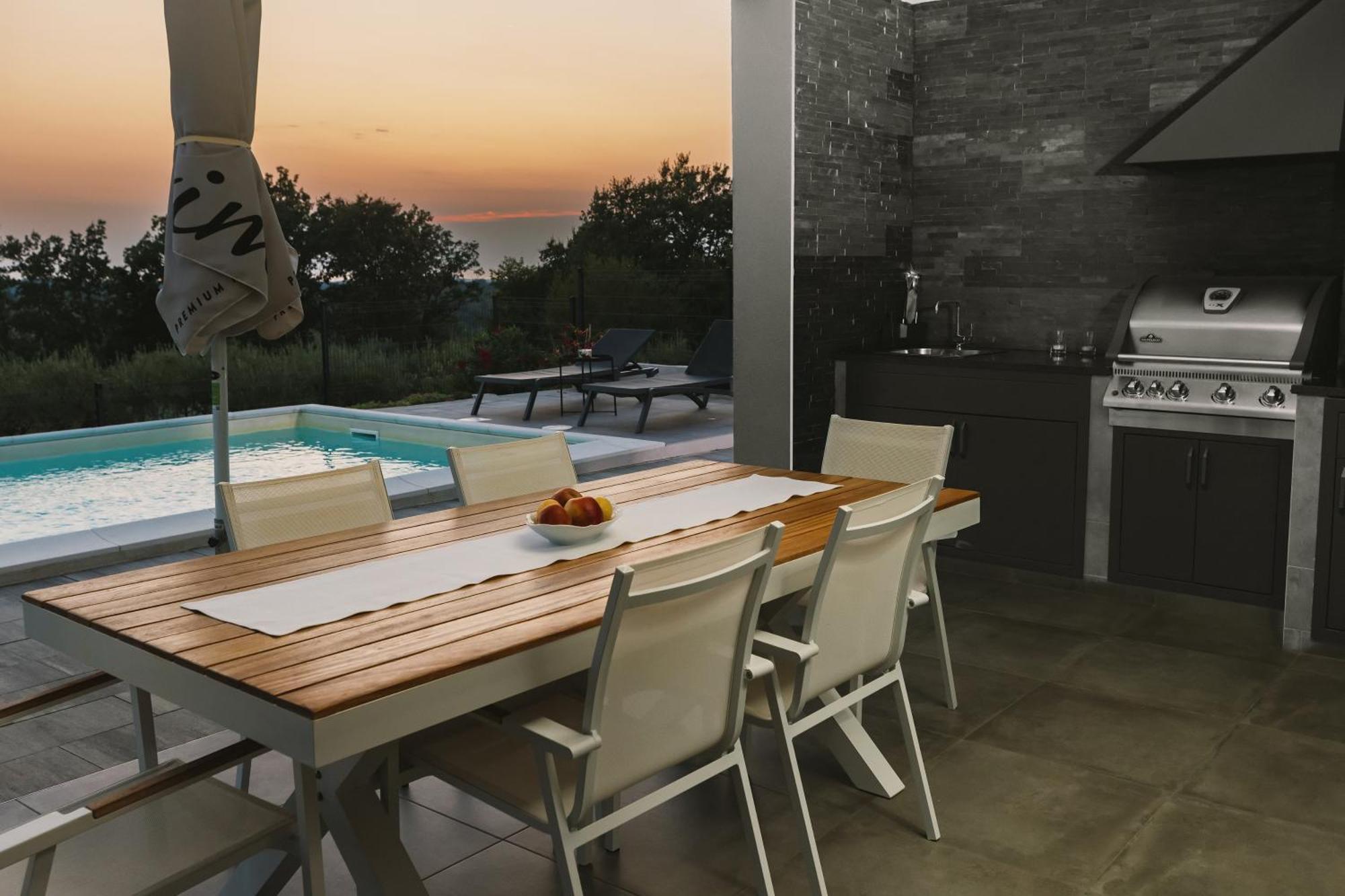 Villa Boiky - Private Pool And Amazing Sea View, Istria Materada Kültér fotó