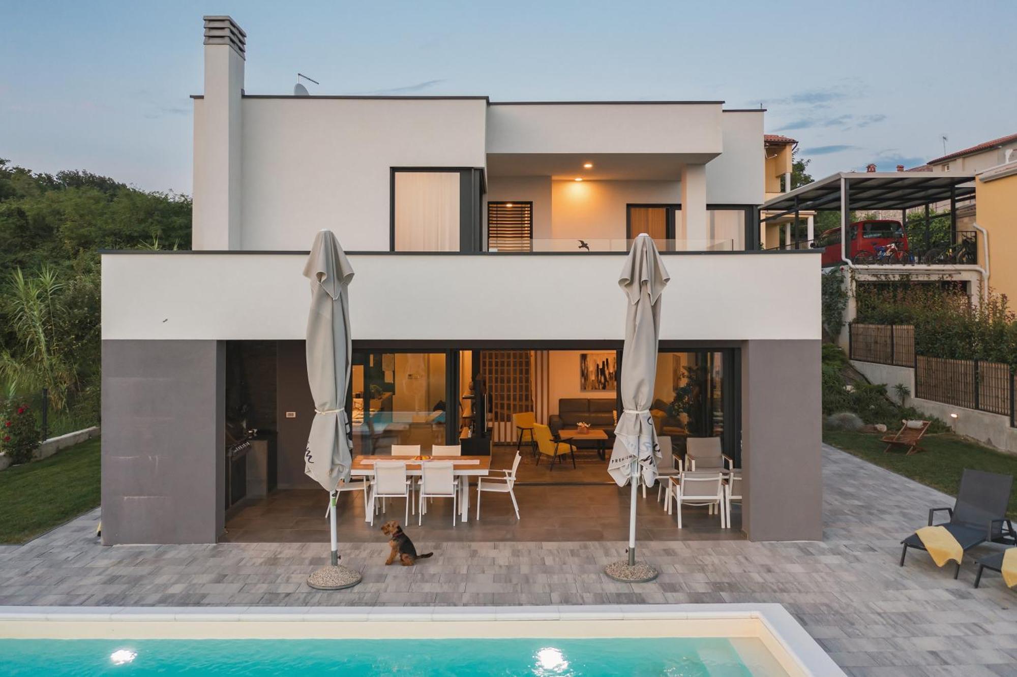 Villa Boiky - Private Pool And Amazing Sea View, Istria Materada Kültér fotó